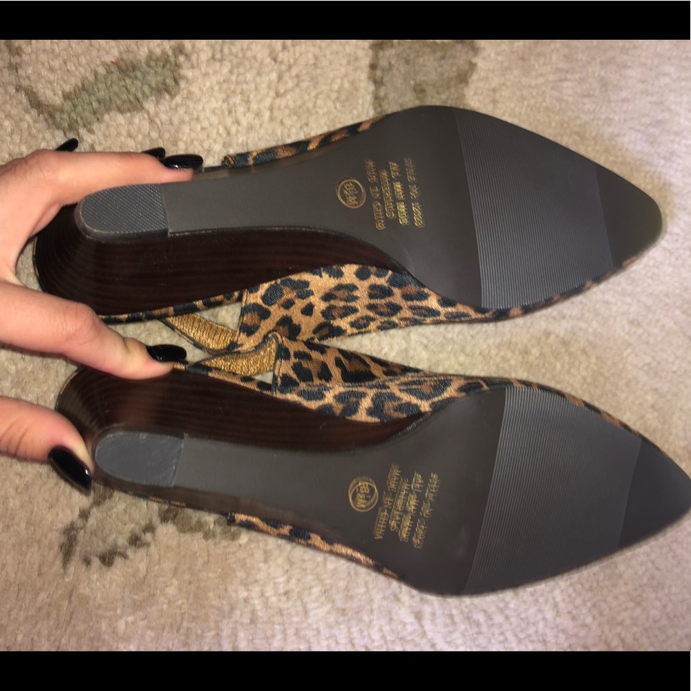 Leopard Print Wedges - Picture 3 of 4